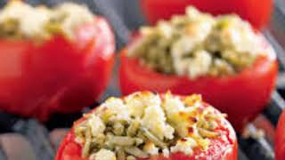 Greek stuffed tomatoes gemista recipe at the end [upl. by Baugh]