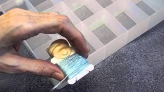 How I Use the DMC Bobbin Winder Demonstration and Review Flosstube [upl. by Pomfrey]