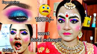 I WENT TO THE WORST REVIEWED quotBRIDALquot MAKEUP ARTIST IN INDIA KOLKATA  GONE WRONG [upl. by Roxanna397]