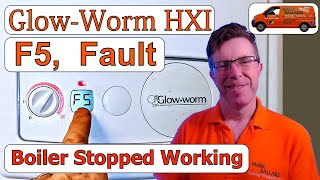 GlowWorm HXI F5 Fault What I need to do to get the boiler working again Plus Fault Causes [upl. by Magree743]