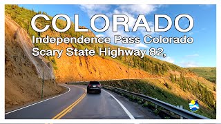 INDEPENDENCE PASS STATE HIGHWAY 82  Driving from Aspen to Denver COLORADO [upl. by Finzer]