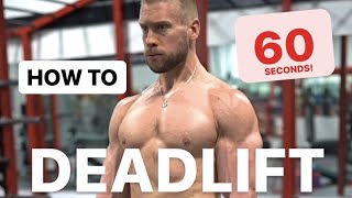 How to Deadlift 5 Simple Steps [upl. by Auqined]