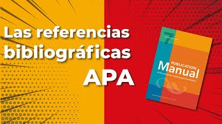 Las referencias bibliográficas APA [upl. by Mccall91]