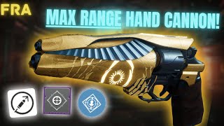 Igneous Hammer Max Range God Roll New Adept Trials Handcannon PvP Gameplay [upl. by Lisabeth]