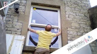 Fitting Sliding Sash Windows  Double Glazed UPVC [upl. by Brenan]