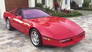 1990 Chevrolet Corvette ZR1 Review and Test Drive by Bill  Auto Europa Naples MercedesExpertcom [upl. by Obellia]