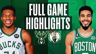 BUCKS at CELTICS  FULL GAME HIGHLIGHTS  December 25 2022 [upl. by Sapowith283]