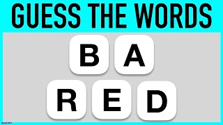 ANAGRAMS WORD GAME 3  25 Scrambled Words Guessing Game [upl. by Ardnuyek833]