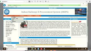 Railway tender IREPS Registration  ireps registration process [upl. by Sou]