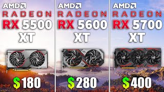 RX 5500 XT vs RX 5600 XT vs RX 5700 XT Test in 8 Games [upl. by Otreblaug826]