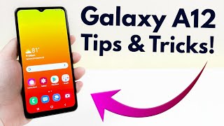 Samsung Galaxy A12  Tips and Tricks Hidden Features [upl. by Eivla29]