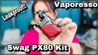 Leakproof Vaporesso Swag PX80 Kit [upl. by Avner]