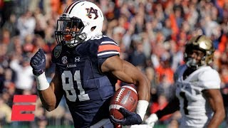 Auburn scores record 56 1sthalf points vs Purdue in Music City Bowl  College Football Highlights [upl. by Ddot228]