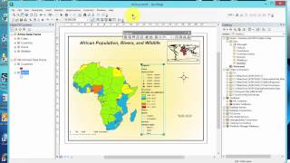 ArcGIS Create A Map Layout [upl. by Luoar661]