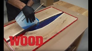 How To Make An Epoxy Resin Flowing Table  WOOD magazine [upl. by Ethelbert]