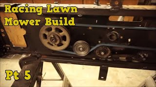 Racing Lawn Mower Build Part 5 Building the clutch [upl. by Caniff]