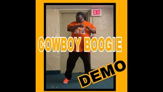 COWBOI BOOGIE LINE DANCE DEMO by BIG MUCCI [upl. by Doretta]