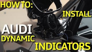 How To Install Audi Q5  SQ5 Dynamic Mirror Indicators [upl. by Sparks]