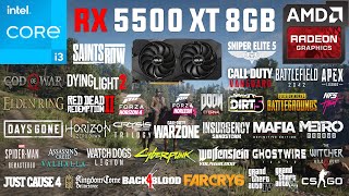 RX 5500 XT 8GB Test in 50 Games in 2022 [upl. by Hnamik456]