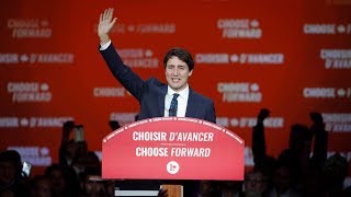 Justin Trudeaus full victory speech [upl. by Orag957]