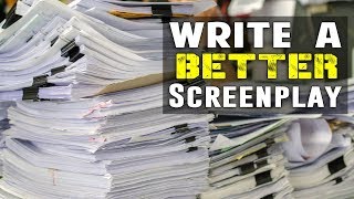 12 Tips To Help A Screenwriter Write A Better Screenplay [upl. by Dlanor]