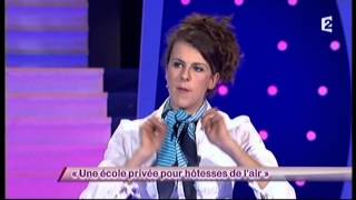 Nicole Ferroni 39 Une école privée pour hôtesses de lair  ONDAR [upl. by Yednarb]