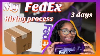 My FedEx hiring process  FedEx package Handler 📦 [upl. by Siobhan]