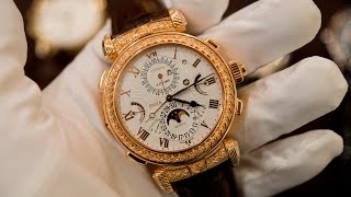 Up Close With The Patek Philippe Grandmaster Chime [upl. by Nipahc]