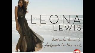 Leona Lewis  Footprints In The Sand Lyrics [upl. by Claudell]