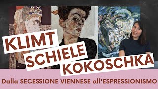 Dalla SECESSIONE VIENNESE allESPRESSIONISMO  Klimt Schiele e Kokoschka [upl. by Liebman247]