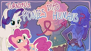 What If MLP Ponies Were PEOPLE [upl. by Carlota]