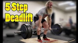 How To Deadlift Starting Strength 5 Step Deadlift [upl. by Htebizile494]