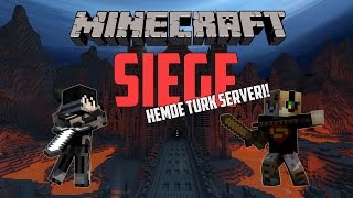 Minecraft Minigames  Siege  ATLARA FISILDAYAN ADAM [upl. by Romain]