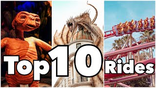 Top 10 Universal Studios Florida Rides 2024 [upl. by Bonnee687]