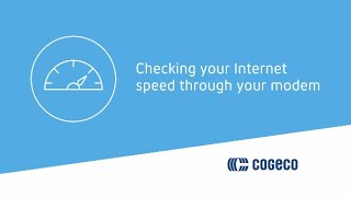 Checking your internet speed through your modem [upl. by Shannah]