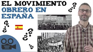 El movimiento obrero en España [upl. by Nivad]