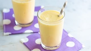 Easy 5 Minute Banana Smoothie Recipe [upl. by Nigel909]