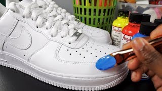 How To Customize Shoes 🎨👟SIMPLE  Xavier Kickz [upl. by Cianca]