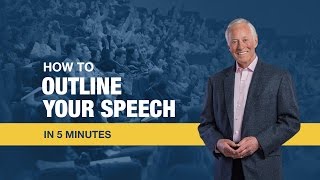 How to Outline Your Speech in 5 Minutes [upl. by Caesaria]