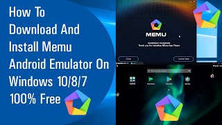 ✅ How To Download And Install Memu Android Emulator On Windows 1087 100 Free 2020 [upl. by Anifares]