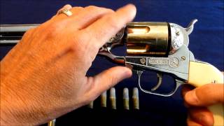 Vintage Cap Guns Hubley Colt 45 [upl. by Ardnossak]