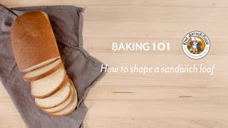 How to shape a sandwich loaf [upl. by Mozes645]