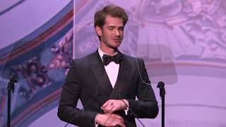 Andrew Garfield wins Best Actor at the Evening Standard Theatre Awards [upl. by Nnuahs]