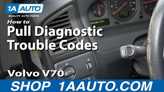 How to Pull Up Volvo Diagnostic Trouble Codes [upl. by Naitsabas]