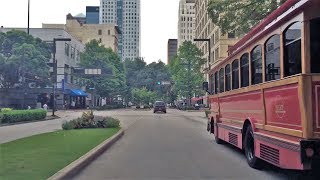 Driving Downtown  Birmingham Alabama USA [upl. by Eissej]