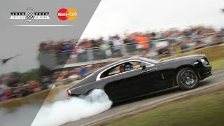 RollsRoyce Wraiths Incredible FOS Burnout [upl. by Eloken660]