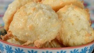 Coconut Macaroons Classic Version  Joyofbakingcom [upl. by Nnail]