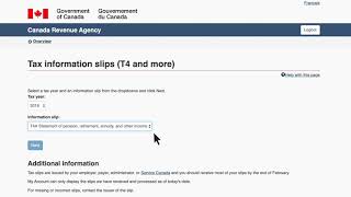 How to get a copy of your T4 slip  TurboTax Support Canada [upl. by Gable]