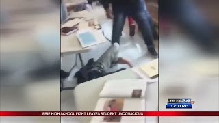 Violent School Fight Erie High School [upl. by Labinnah491]