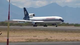 Lockheed Tristar L1011 N910TE Landing [upl. by Meehaf]